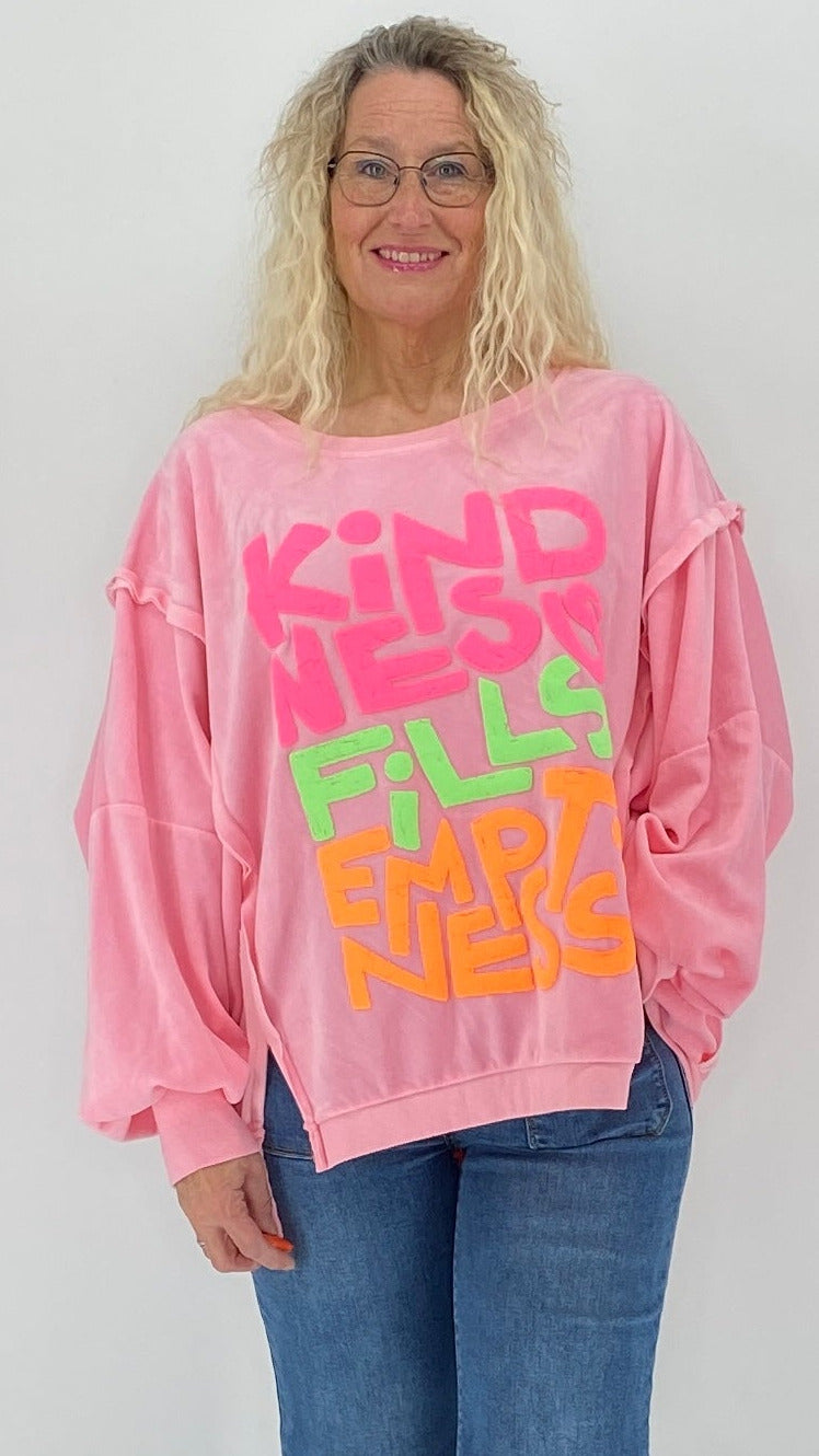 Sweatshirt in Rosa