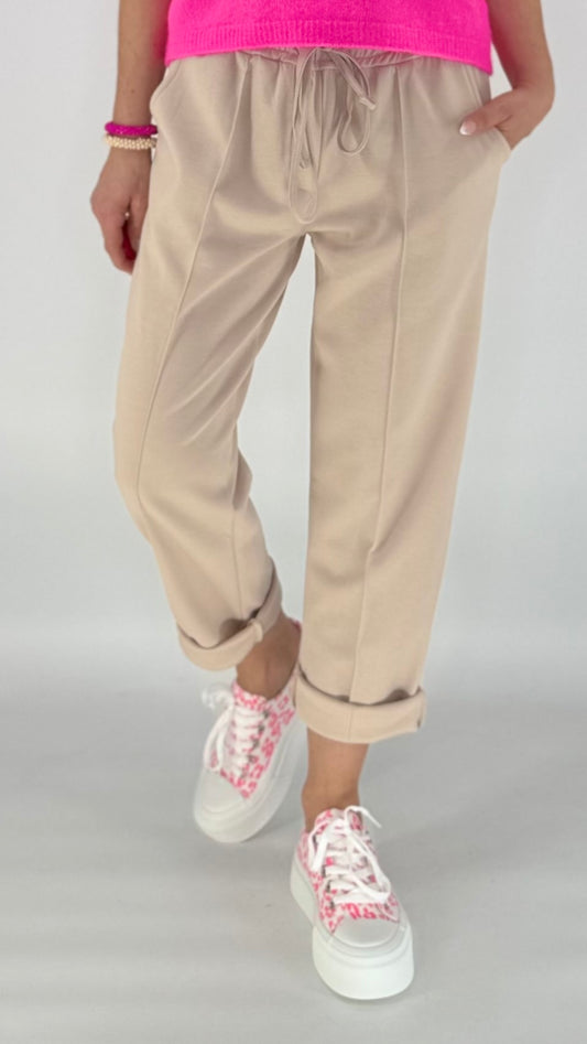 Jogpants Hose beige