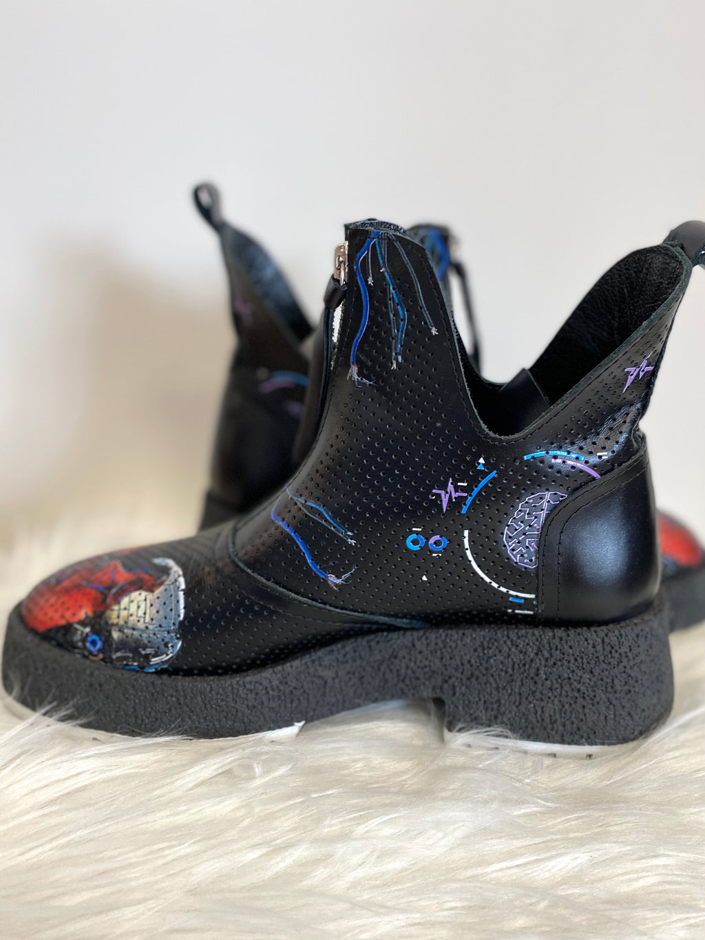 Disigner Boots aus echtem Leder MAGZA