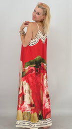 Sommer Kleid in vielen Farben, Viskose/Seide