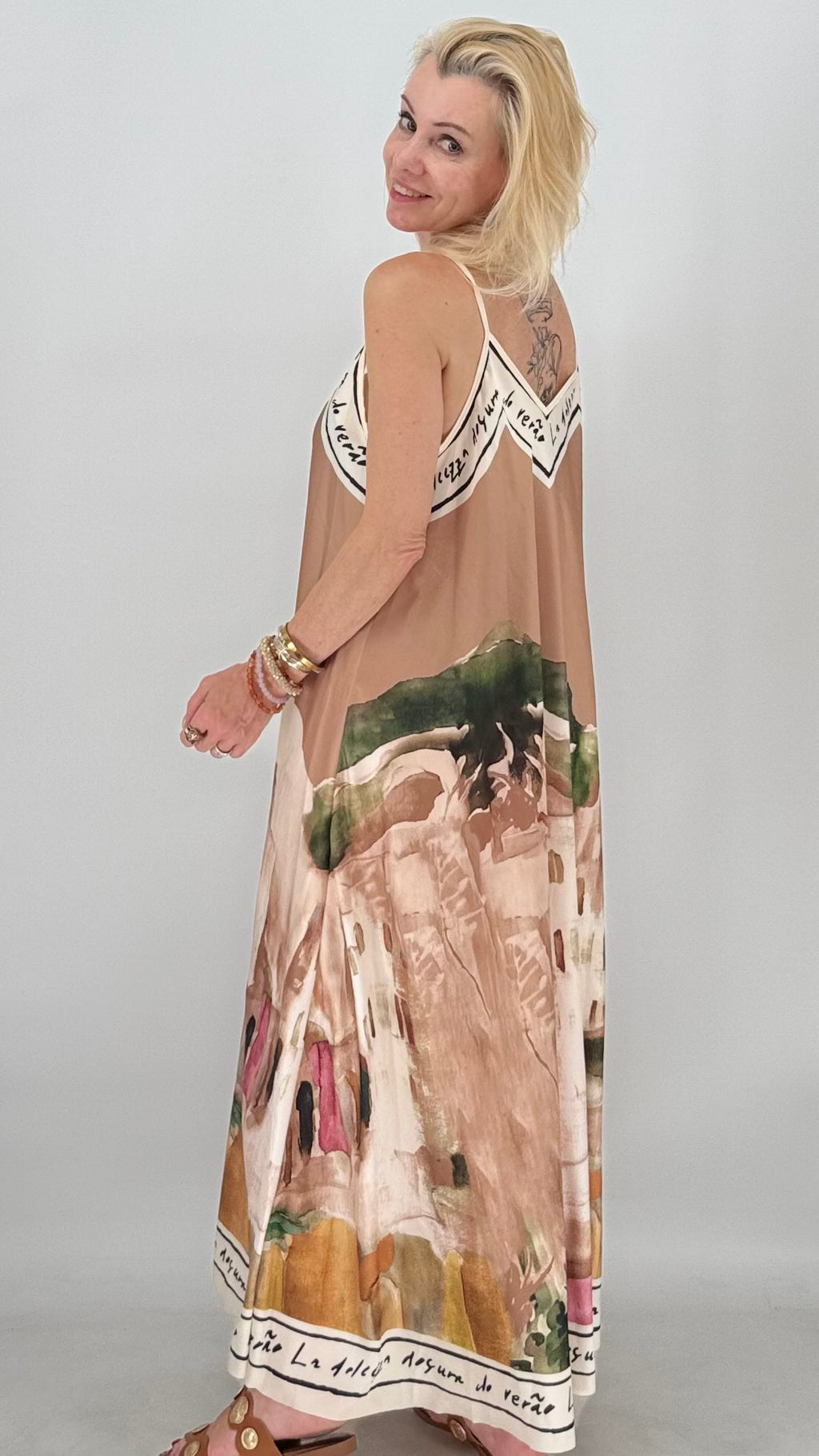 Sommer Kleid in vielen Farben, Viskose/Seide
