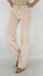 Mid Waist Jeans, hellrosa - By Elena FashionBy Elena Fashion