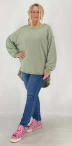Sweatshirt 100% Baumwolle - By Elena FashionBy Elena Fashion