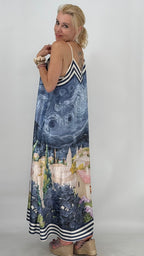 "Dolce Vita" Sommer Kleid in vielen Farben, Viskose/Seide