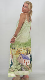 "Dolce Vita" Sommer Kleid in vielen Farben, Viskose/Seide