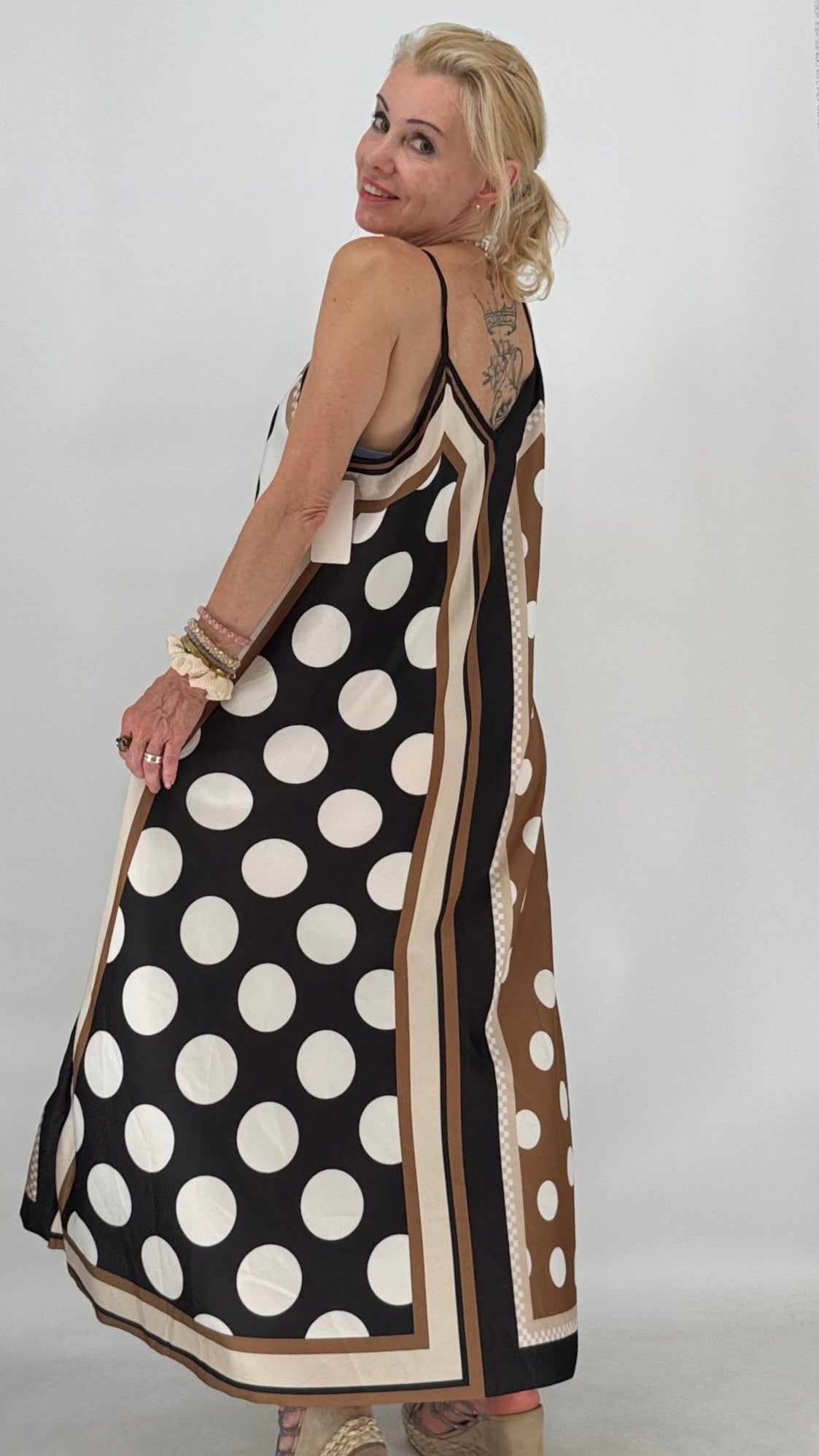 Lieblings Sommer-Kleid "Pretty Woman" in vielen Farben, Viskose/Seide