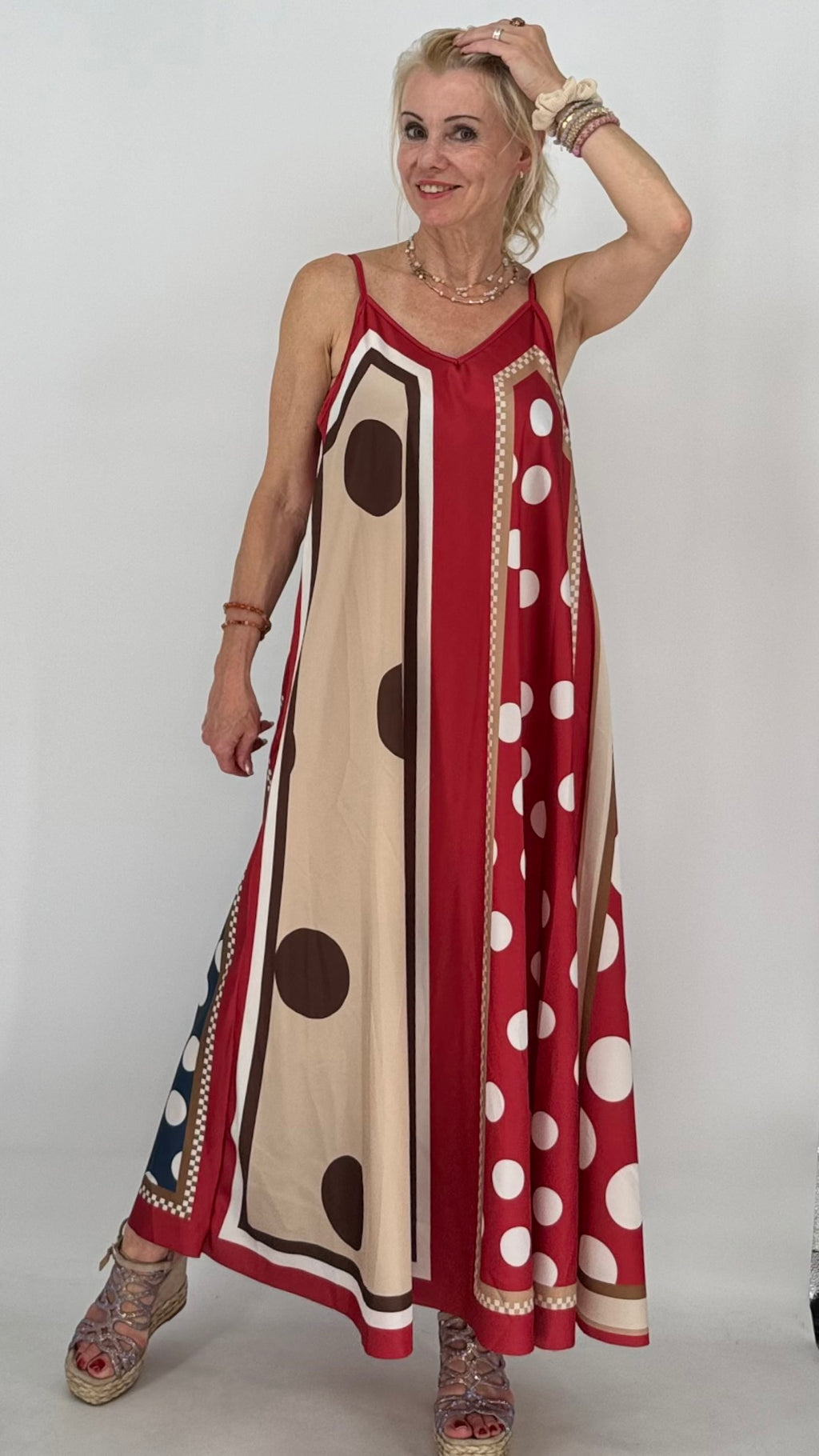 Lieblings Sommer-Kleid "Pretty Woman" in vielen Farben, Viskose/Seide