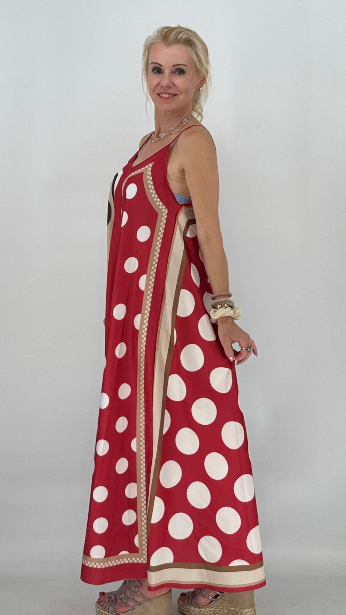Lieblings Sommer-Kleid "Pretty Woman" in vielen Farben, Viskose/Seide