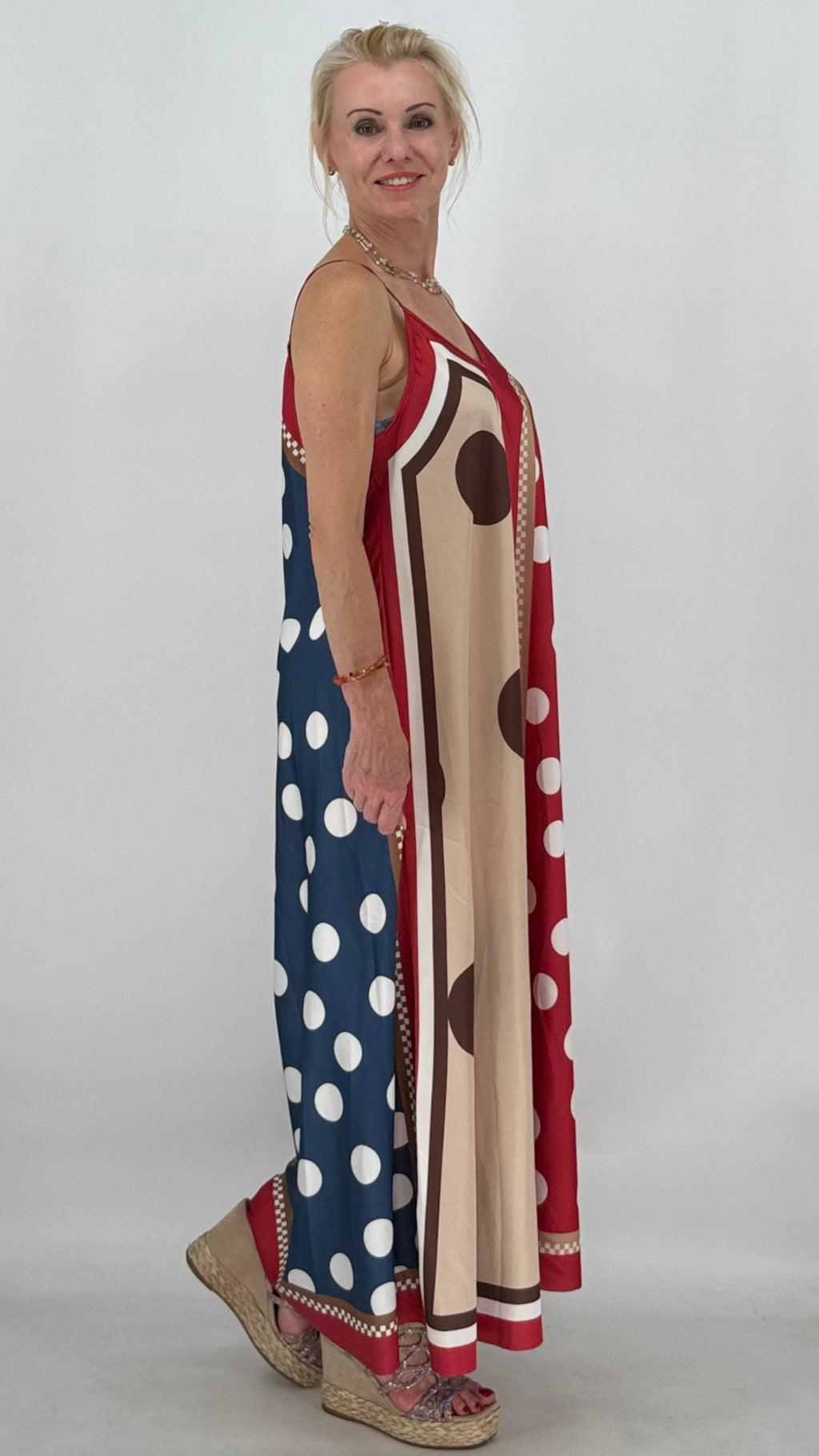 Lieblings Sommer-Kleid "Pretty Woman" in vielen Farben, Viskose/Seide