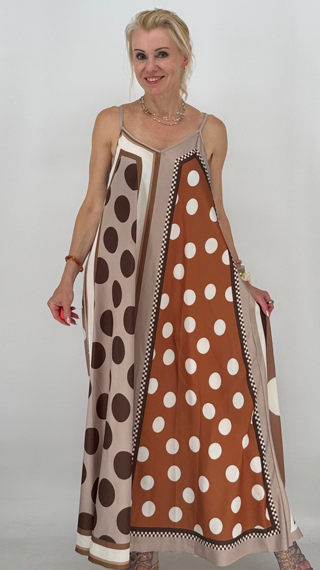 Lieblings Sommer-Kleid "Pretty Woman" in vielen Farben, Viskose/Seide