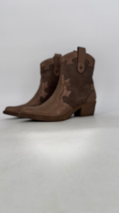 Cowboy Stiefelette DES8001, braun