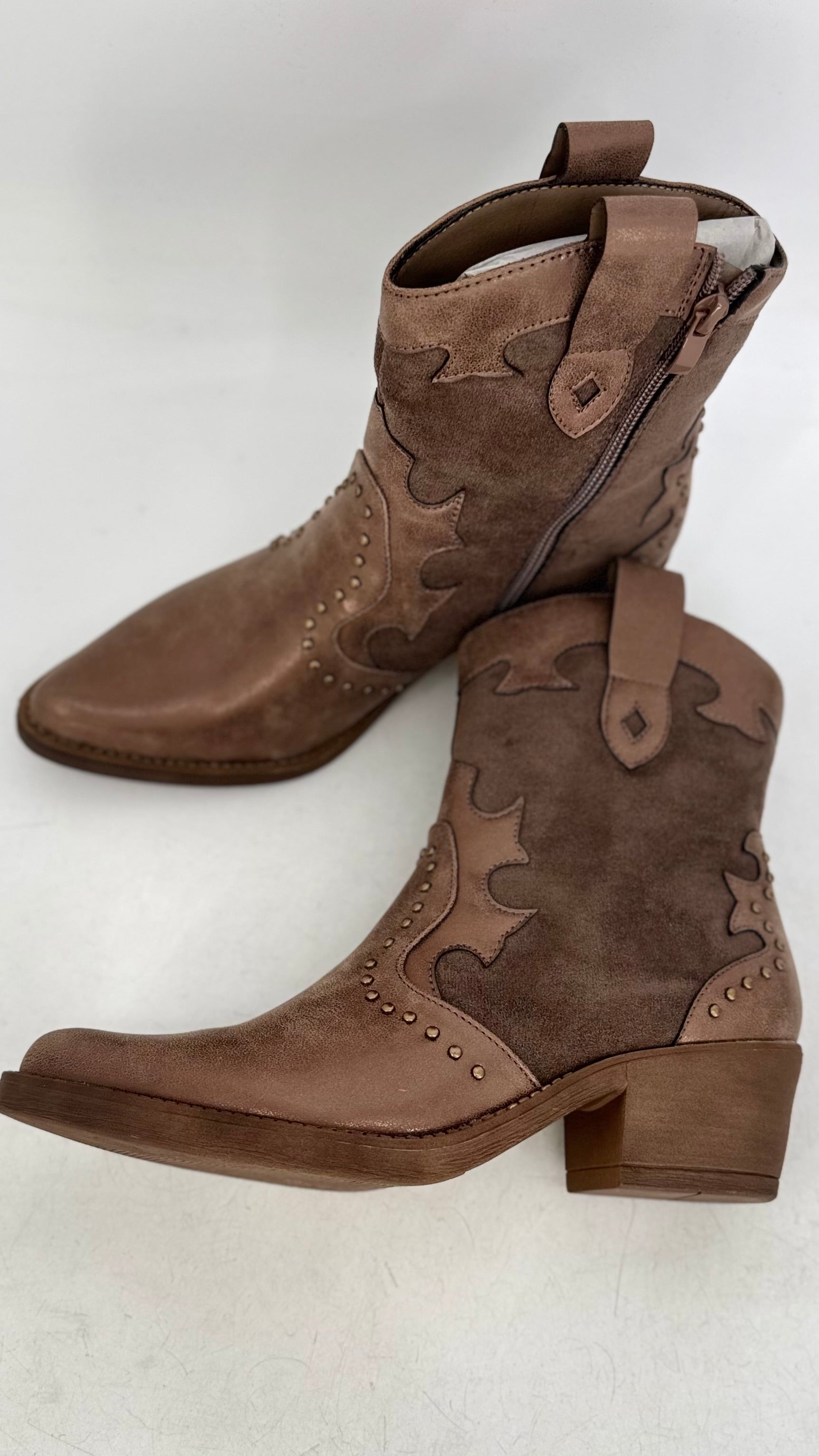 Cowboy Stiefelette DES8001, braun
