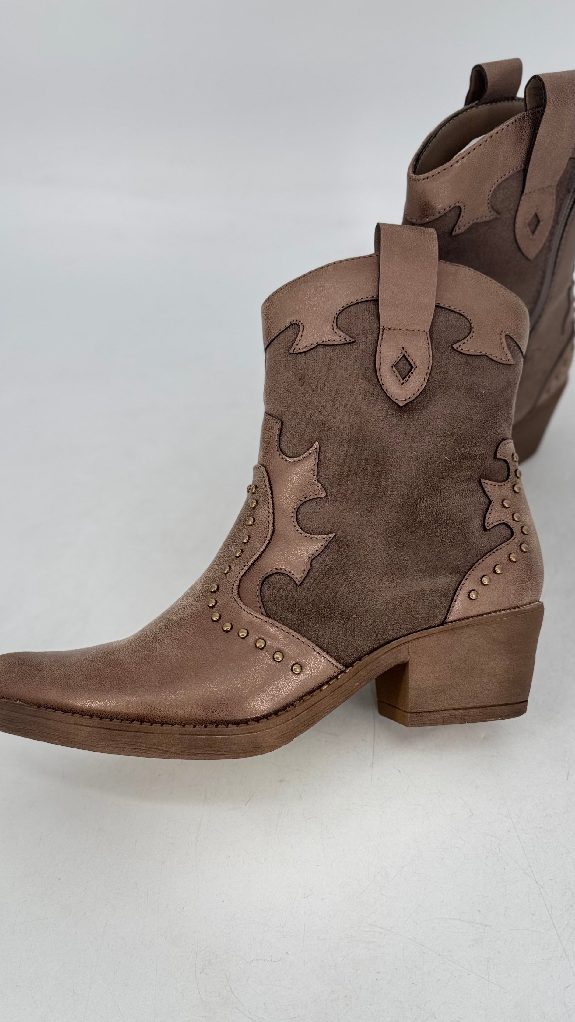 Cowboy Stiefelette DES8001, braun