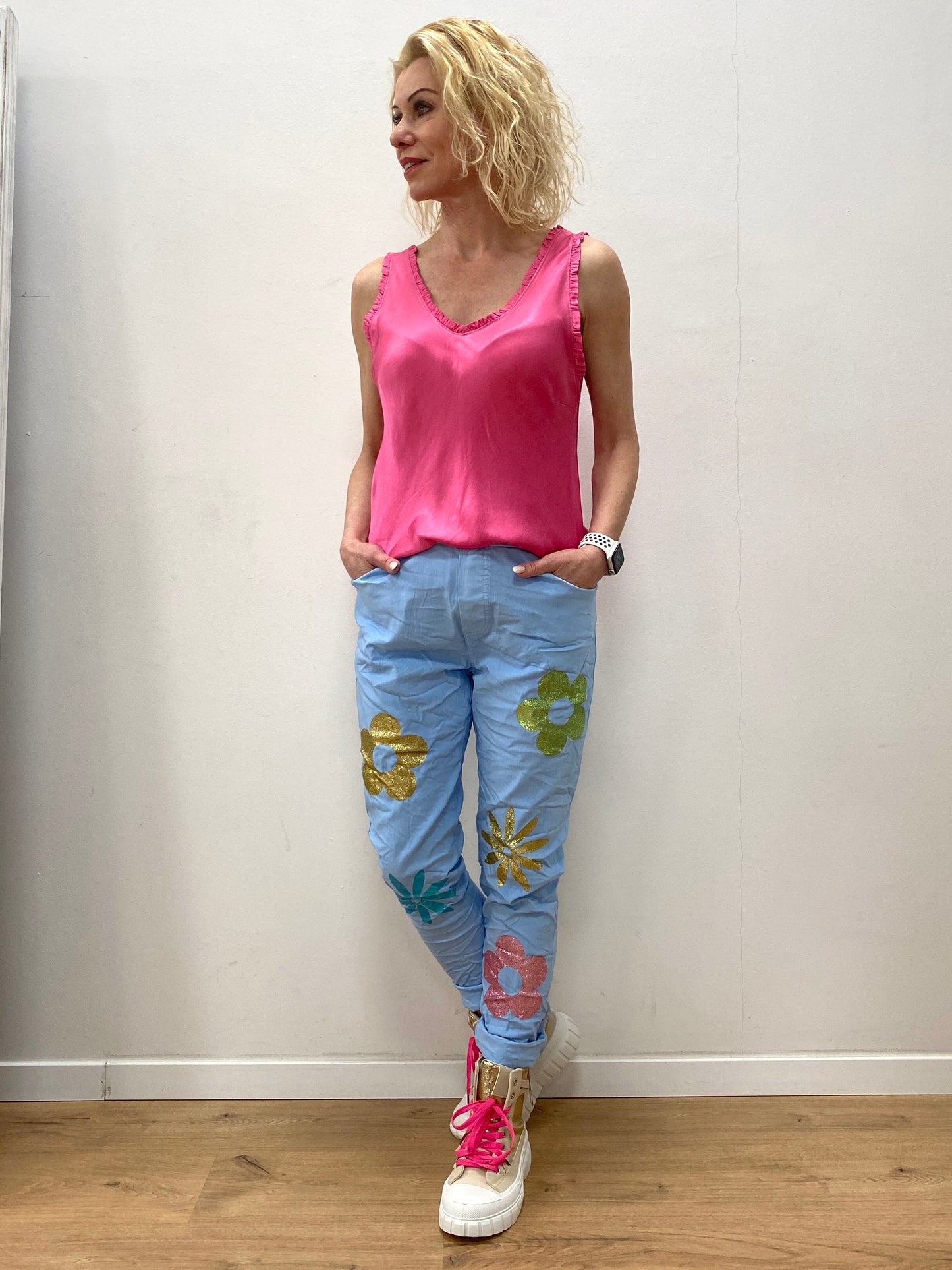 Top pink 100% Viscose