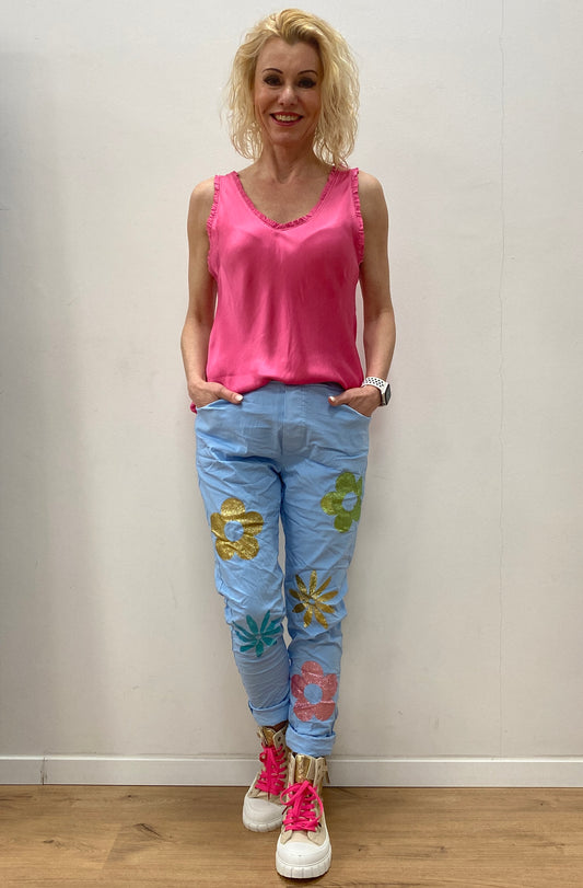 Top pink 100% Viscose