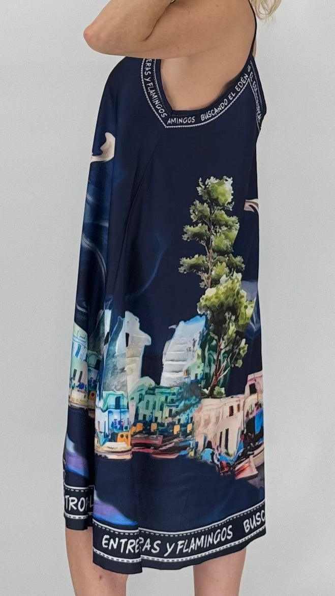 "Bella Mia", Sommer Kleid Viskose/Seide (Kopie)