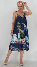 "Bella Mia", Sommer Kleid Viskose/Seide (Kopie)