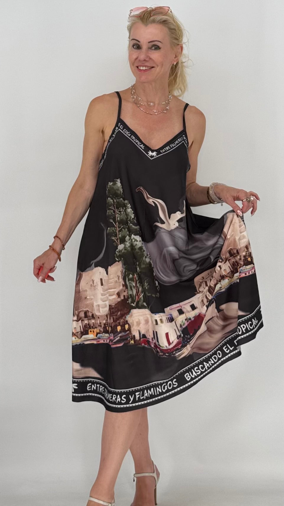 "Bella Mia", Sommer Kleid Viskose/Seide (Kopie)