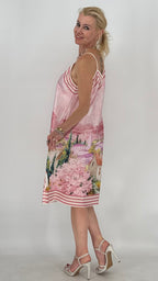 "Bella Mia", Sommer Kleid Viskose/Seide
