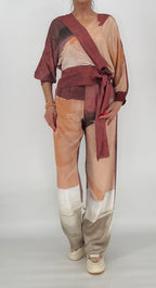 Bluse NÜ Berry Red Mix 8306-40