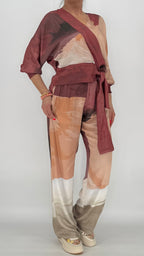 Bluse NÜ Berry Red Mix 8306-40