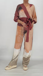 Bluse NÜ Berry Red Mix 8306-40