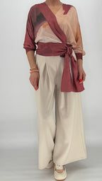 Bluse NÜ Berry Red Mix 8306-40