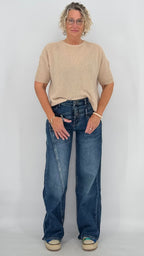 Pullover ESViViD Baby Alpaca kurzarm, beige