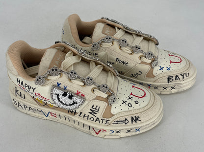 Sneaker NAN-KU , beige Smiley