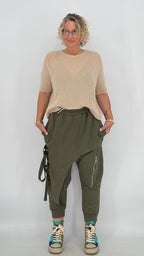 Pullover ESViViD Baby Alpaca kurzarm, beige