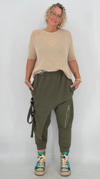 Pullover ESViViD Baby Alpaca kurzarm, beige