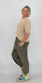 Pullover ESViViD Baby Alpaca kurzarm, beige