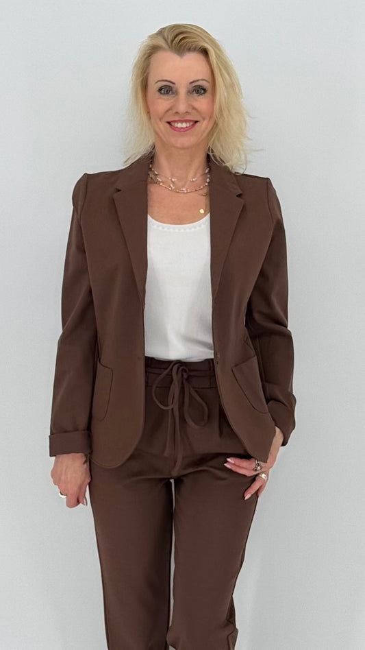 ESViViD Blazer,Schokoladenbraun