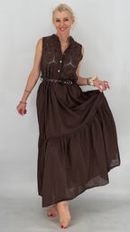 Boho-Maxikleid "Nica" in  vier Farben