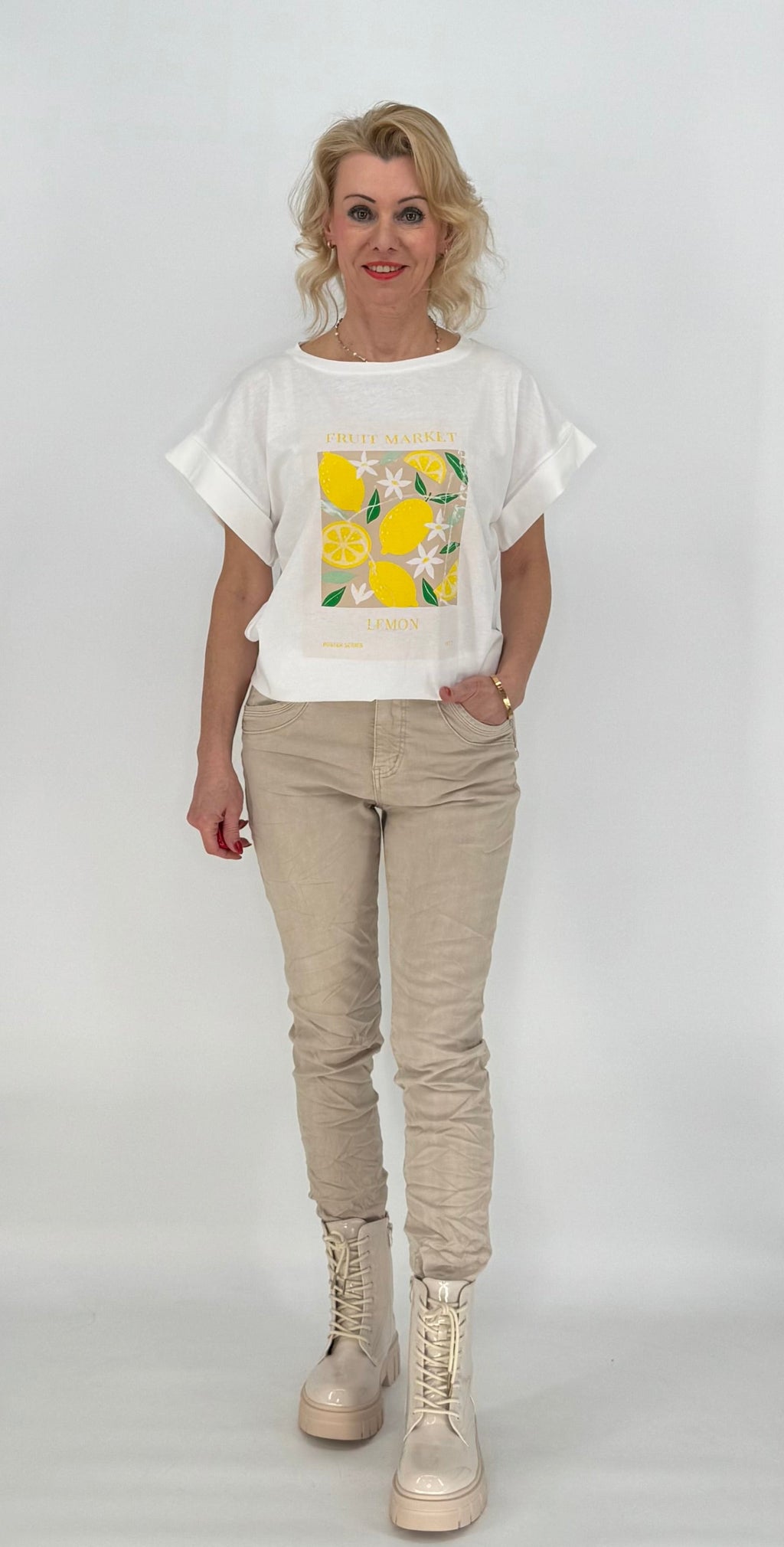 Jeans Hose Jewelly beige JW2573-14