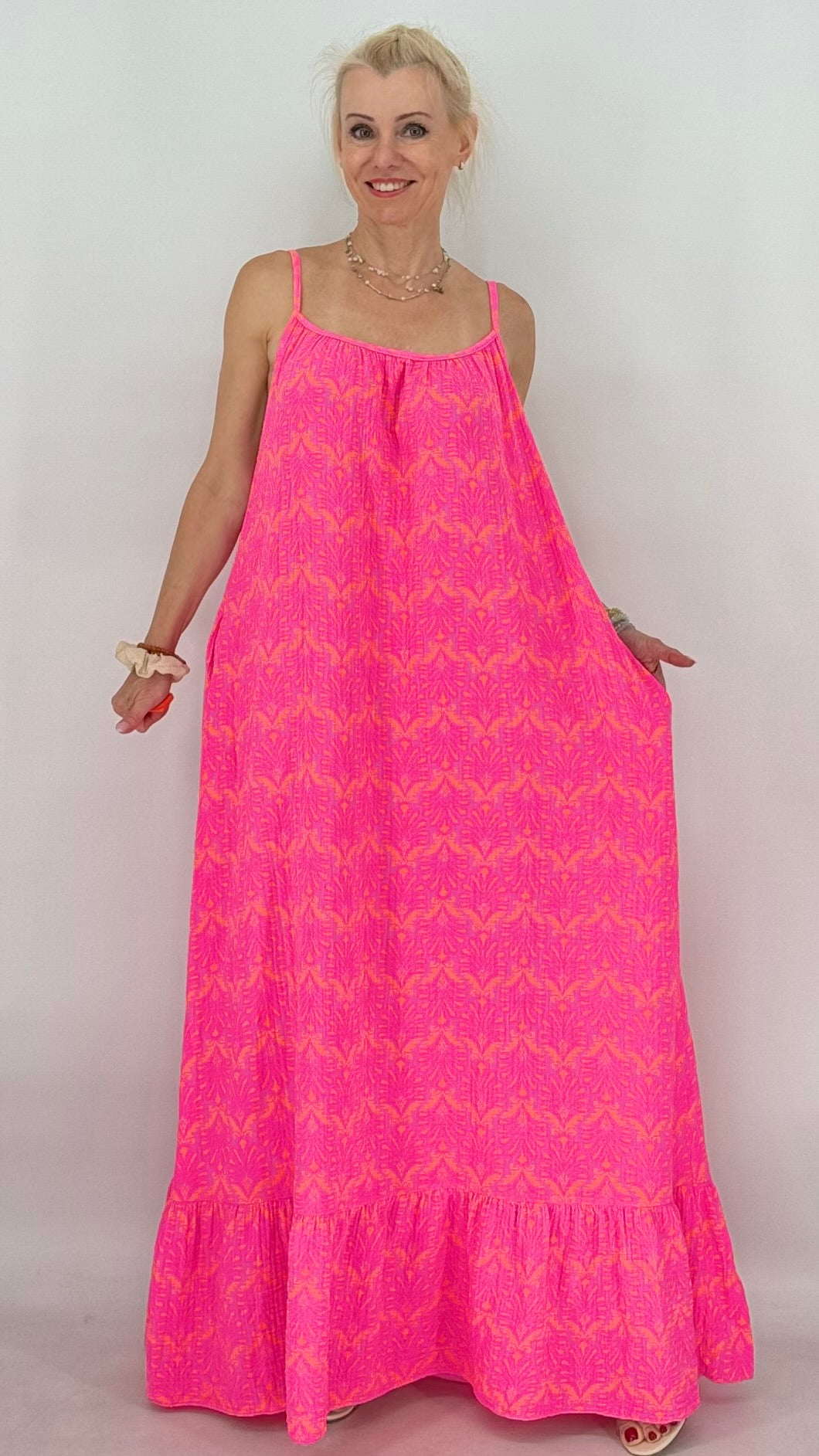 Maxikleid "Flamingo"– Luftig, feminin & ein echter Hingucker