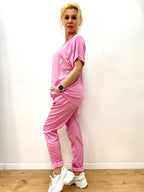 Jogpants Hose, pink
