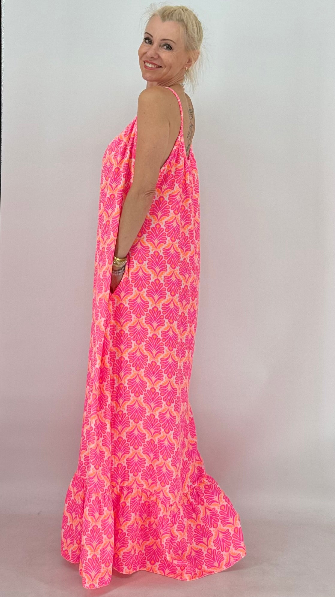Maxikleid "Flamingo"– Luftig, feminin & ein echter Hingucker