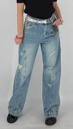 Wide - Leg Jeans - By Elena FashionBy Elena Fashion