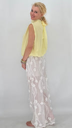 ESViViD Boho Hose "Chick" in Weiß