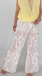 ESViViD Boho Hose "Chick" in Weiß