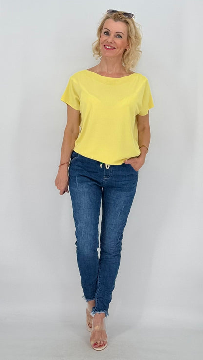 Jeans Hose, dunkelblau
