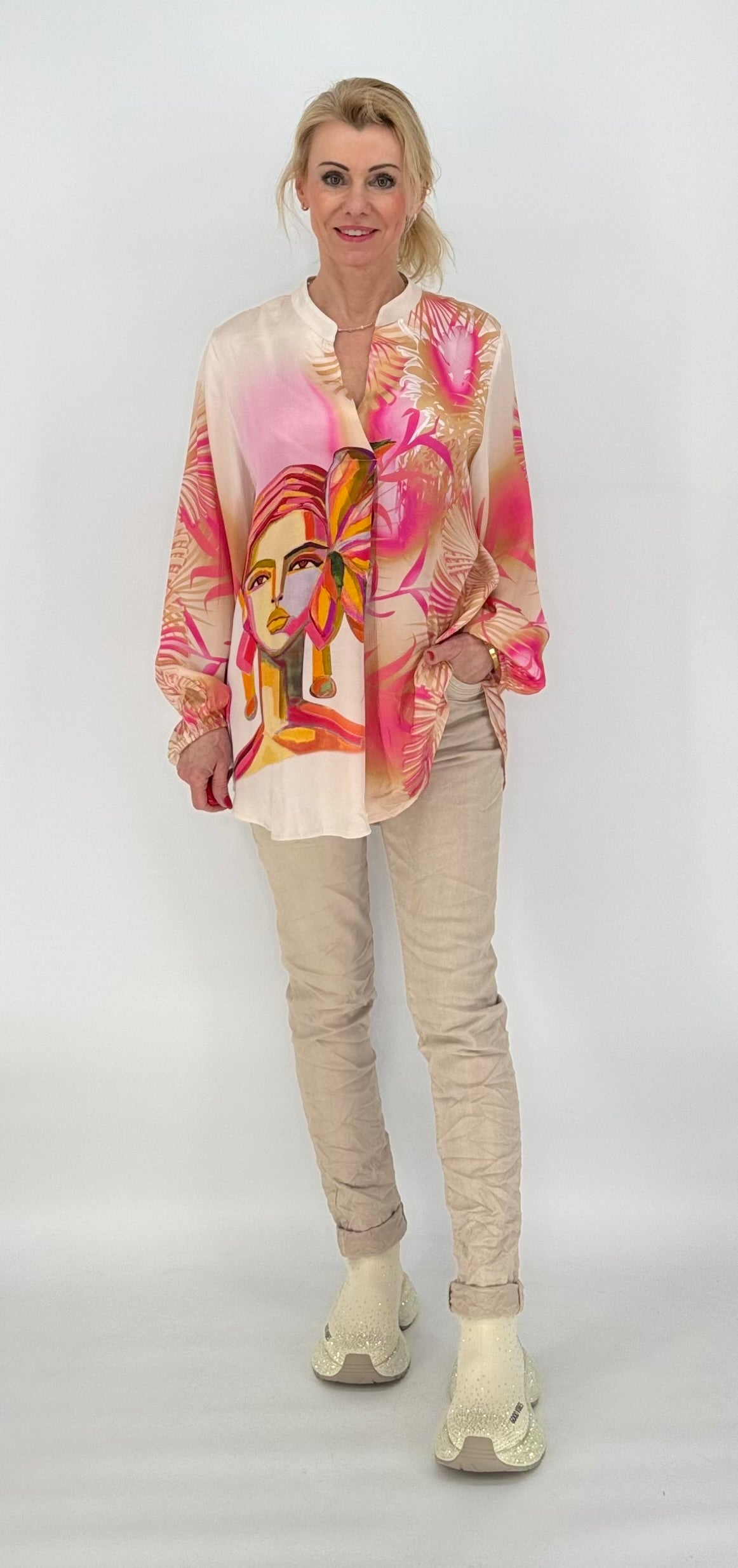 Jeans Hose Jewelly beige JW2573-14