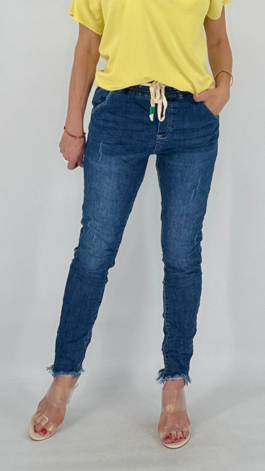 Jeans Hose, dunkelblau