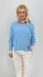 ESViViD Pullover, blau - By Elena FashionBy Elena Fashion