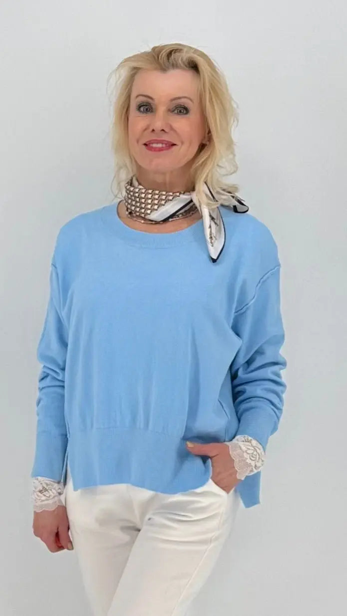 ESViViD Pullover, blau - By Elena FashionBy Elena Fashion