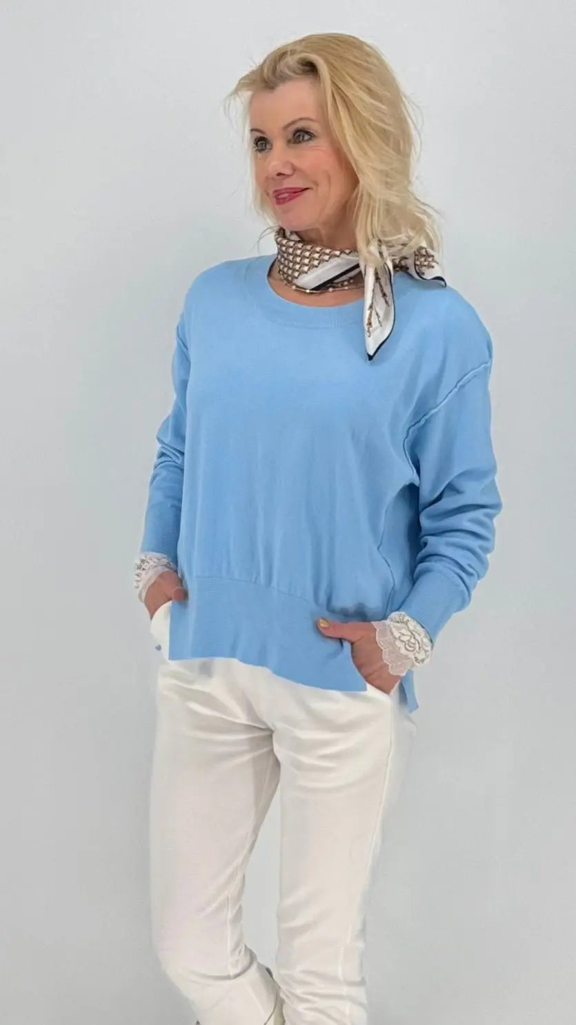 ESViViD Pullover, blau - By Elena FashionBy Elena Fashion
