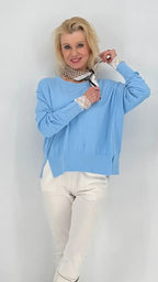 ESViViD Pullover, blau - By Elena FashionBy Elena Fashion