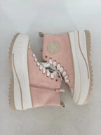 Sneaker mit Plateausohle, in zartem Rosa, 680 - By Elena FashionBy Elena Fashion