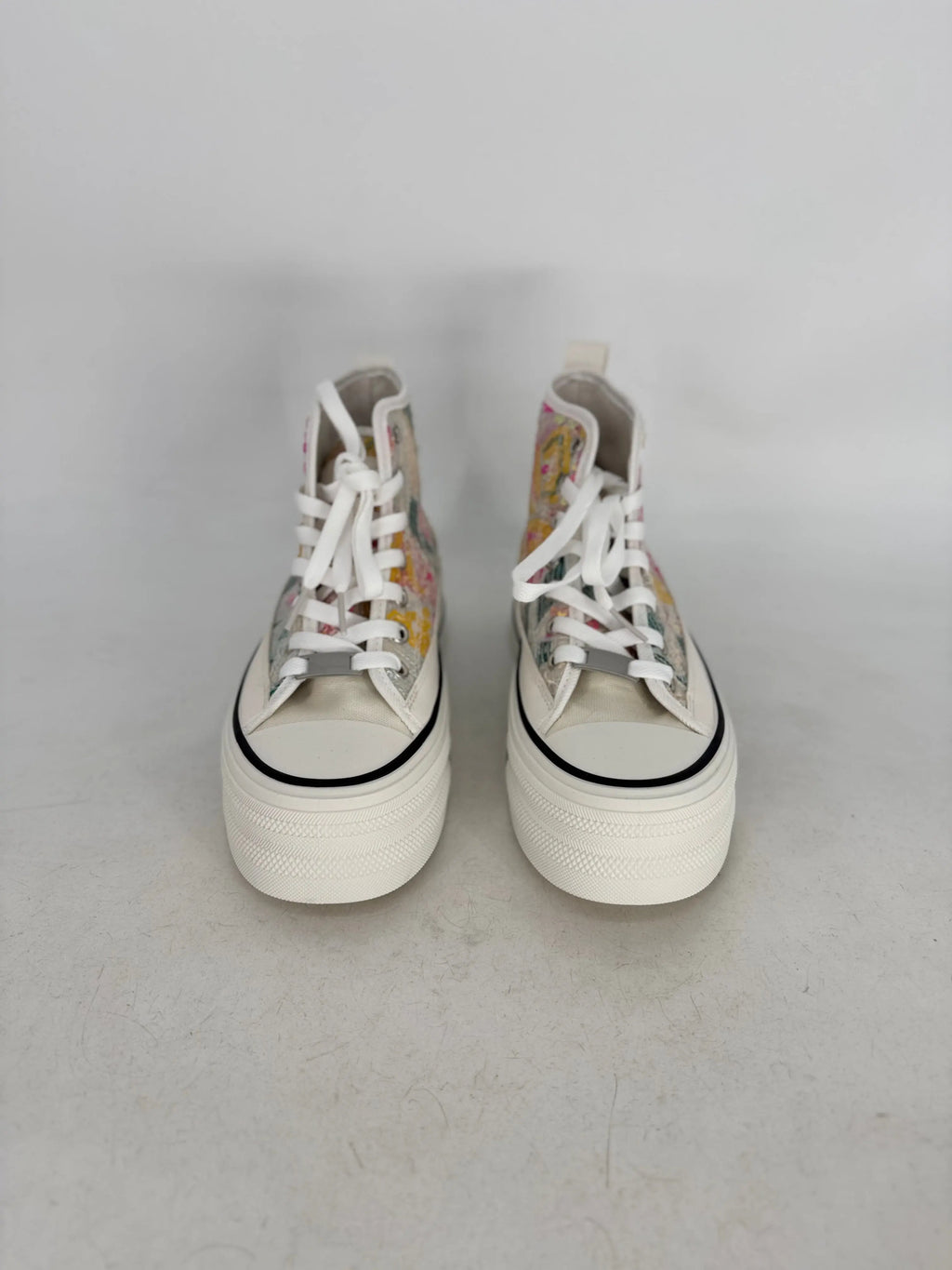 Sneaker mit bunten floralen Pailleten, 8/131 - By Elena FashionBy Elena Fashion